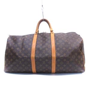 LOUIS VUITTON M41424 モノグラム キーポル 55 ボストンバッグ ブラウン