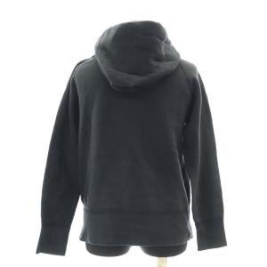 AMERICANA ロゴ パーカー スェット トレーナー 長袖 フード プルオーバー XS 紺 ネイビー 白 ホワイト