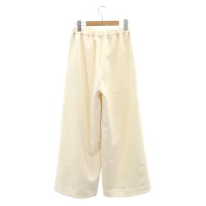 Plage 23AW Double Cloth Wide パンツ ワイド イージー 36 オフホワイト