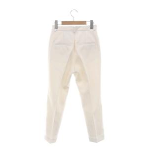 EVERYDAY I LIKE Cropped パンツ テーパード クロップド ジッパーフライ 34 白 ホワイト