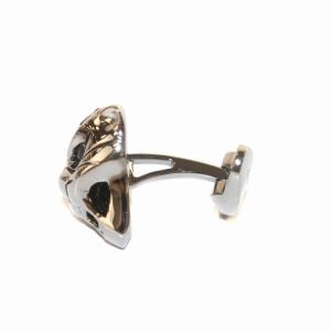 SWAROVSKI カフス クリスタル ワイルドキャット パンサーヘッド シルバー色