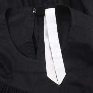 Merlette 22AW SOLIMAN コットンティアードミニワンピース XS ブラック