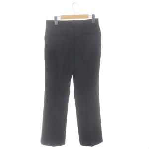 EVERYDAY I LIKE 22SS スリム フレア パンツ ウール センタープレス 38 黒 ブラック