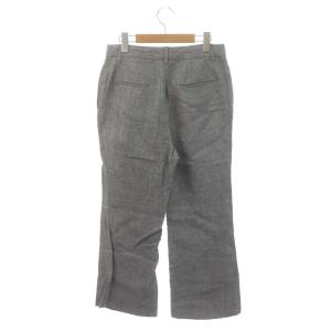 Deuxieme Classe 22SS 麻 サルファーパンツ ストレート ジッパーフライ 38 グレー