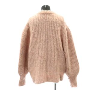 CLANE COLOR MOHAIR  SHAGGY CARDIGAN カラーモヘアシャギカーディガン モヘヤ混 1 S ピンクベージュ