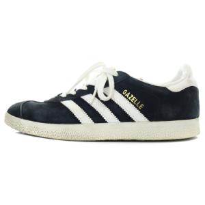 ガゼル GAZELLE スニーカー ロゴ 切替 23.5cm 紺 ネイビー 白 ホワイト BB5476