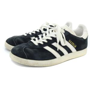 adidas Originals ガゼル GAZELLE スニーカー ロゴ 切替 23.5cm 紺 ネイビー 白 ホワイト BB5476