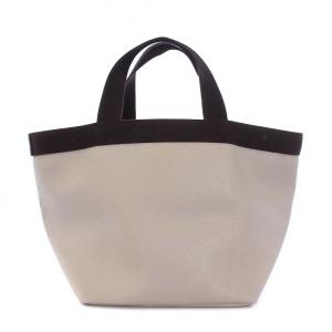 Hervé Chapelier 707GP リュクス舟型トートM ハンドバッグ ベージュ モカ