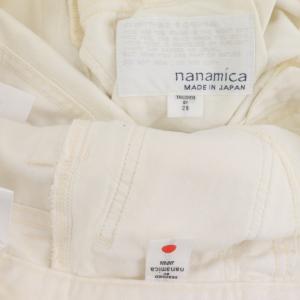 nanamica 5Pockets Straight Denim Pants デニムパンツ ジーンズ 28 オフホワイト SUCS305