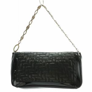 BALLY ヴィンテージ ハンドバッグ チェーン レザー 黒 ブラック