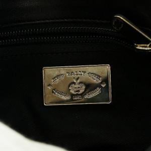 BALLY ヴィンテージ ハンドバッグ チェーン レザー 黒 ブラック