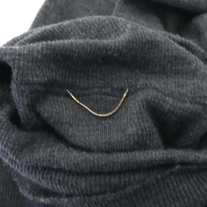Deuxieme Classe 22AW rib タートル プルオーバー ニット セーター 長袖 グレー