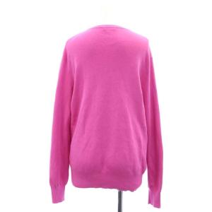 EVERYDAY I LIKE クルーネック カーディガン ニット 長袖 F ピンク 20080500829030