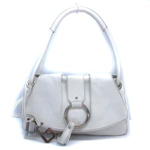 ショルダーバッグ ワンショルダー レザー 白 ホワイト