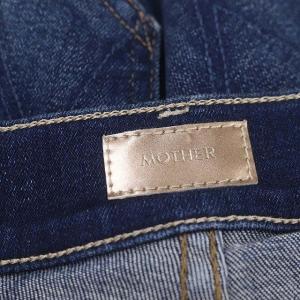 MOTHER THE HUSLER ANKLE FRAY デニムパンツ ジーンズ カットオフ フレア 24 インディゴ