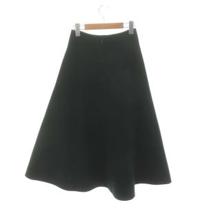 MADISONBLUE REVER FLARE SKIRT ウール スカート フレア ロング 00 緑 グリーン