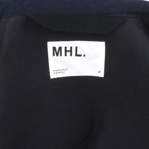 MHL. DENSE WOOL MELTON コート ショートコート スタンドカラー アウター 2 濃紺 ネイビー