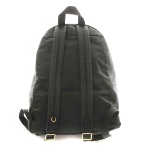 COACH チャーリー シグネチャー リュックサック デイパック コーティングキャンバス レザー ダークブラウン 黒 ブラック F58314