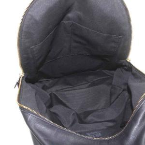 COACH チャーリー シグネチャー リュックサック デイパック コーティングキャンバス レザー ダークブラウン 黒 ブラック F58314