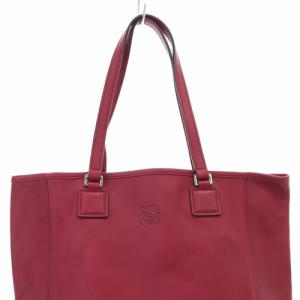 LOEWE アナグラム型押し レザートートバッグ 341.40.D62
