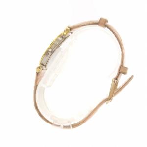 HERMES プルマン 腕時計 クォーツ デイト カレンダー付き  ゴールド