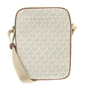 MICHAEL KORS MK スクエア ショルダーバッグ ロゴ 白 ホワイト