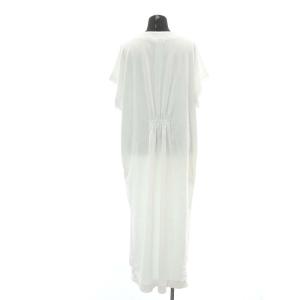 BAREFOOT DREAMS カフタンドレス コージーテリー ワンピース ロング ミモレ S 白 ホワイト SH
