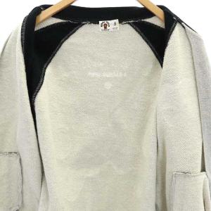 A BATHING APE スウェット スタジャン ジャケット ブルゾン S グレー 黒 ブラック