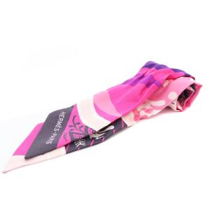 ソイエ JEU DE SOIE シルク ゲーム ツイリー スカーフ 総柄 ピンク