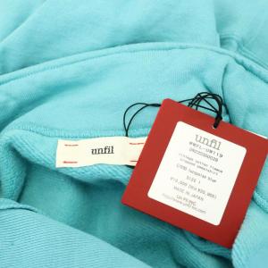 unfil vintage cotton fleece cropped sweatshirt スウェット トレーナー ハイネック 長袖