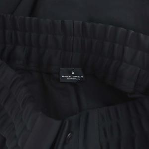 Marcelo Burlon 裾ジップ ジョガーパンツ センターシーム 42 黒 ブラック
