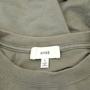HYKE 22SS LONG-SLV TEE BIG FIT Tシャツ カットソー 長袖 1 グレー