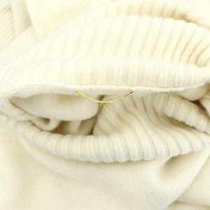 Deuxieme Classe ミドルゲージタートル ニット セーター 長袖 白 ホワイト