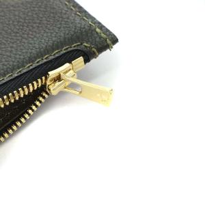 L'Appartement Hello Bonjour Pouch ポーチ ハンドバッグ カモフラ PVC カーキ