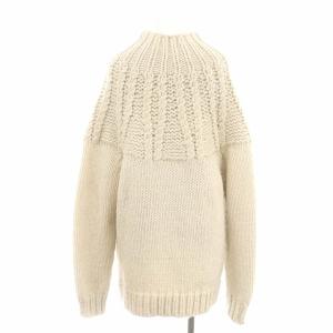 CLANE 23AW CHUNKY CABLE HAND KNIT TOPS ニット セーター チャンキーケーブルハンドニット ウール