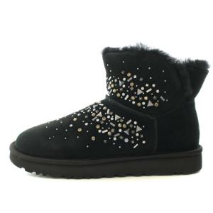 CLASSIC GALAXY BLING MINI クラシックギャラクシーブリングミニ ムートンブーツ ショートブーツ ロゴ