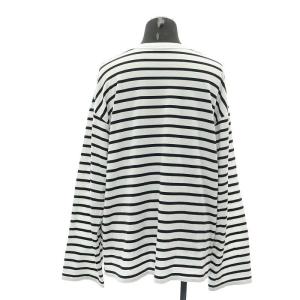 Deuxieme Classe 23SS Couth ボーダー Tシャツ カットソー 長袖 白 黒 ホワイト ブラック