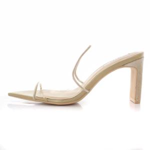 Ameri VINTAGE MEDI CLEAR WINDOW MULE メディクリアウィンドウミュール サンダル オープントゥ ポインテッドトゥ ハイヒール