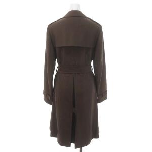 Brooks Brothers トレンチコート ウール アウター ロング 0 ダークブラウン