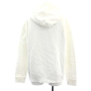 agnes b. × ADAM ET ROPE ロゴ プルオーバー パーカー 長袖 S 白 ホワイト