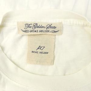 REMI RELIEF 23SS MICHIGAN START T-SH Tシャツ LAppartement取り扱い ユーズド加工 M 白 ホワイト
