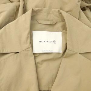 MACKINTOSH LAURENCEKIRK ハイデンシティ ポリエステル トレンチコート スプリングコート ロング 6 ベージュ