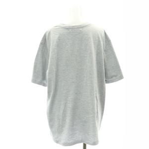 AMERICANA ドゥーズィエムクラス取扱い オーバーサイズ universityTシャツ 半袖 プリント 杢グレー 紺 ネイビー