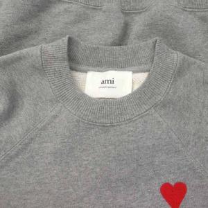 AMI Alexandre Mattiussi TONAL ADC SWEATSHIRT スウェット トレーナー ロゴ刺繍 XS グレー