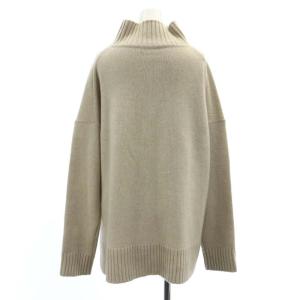 L'Appartement Back Long T/N Knit ニット セーター 長袖 タートルネック ウール オーバーサイズ F ベージュ 19080560007630