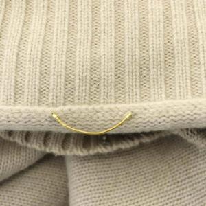L'Appartement Back Long T/N Knit ニット セーター 長袖 タートルネック ウール オーバーサイズ F ベージュ 19080560007630