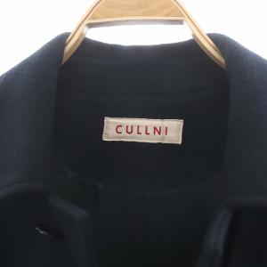 CULLNI タイロッケンコート ロング アウター ウール 1 紺 ネイビー