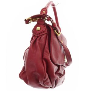 MARC by MARC JACOBS ハンドバッグ ショルダーバッグ 2way レザー ロゴ 赤 レッド