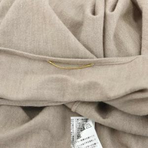 L'Appartement 22AW B/N Volume ニット セーター 長袖 プルオーバー  ウール F ベージュ