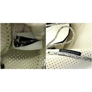 STATE OF ESCAPE トートバッグ ハンドバッグ ネオプレン ポーチ付き 白 ホワイト